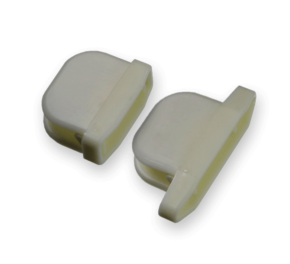 Kunststoff-Endstück für Rolltorprofil 1.100 D