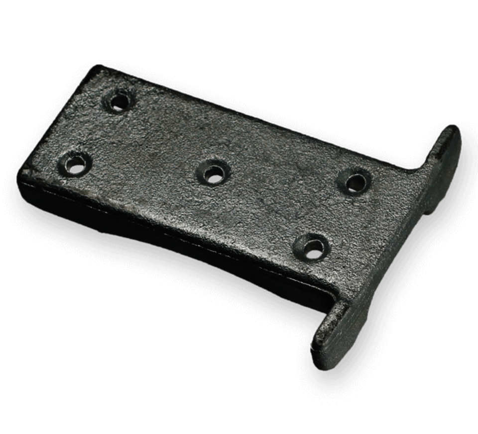 Terrorschutz-Endstück für Rolltorprofil 1.100 D